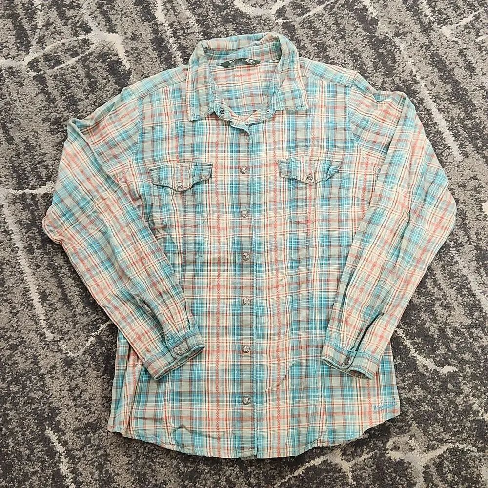 Vintage Woolrich Western Plaid Shirt Petite Large